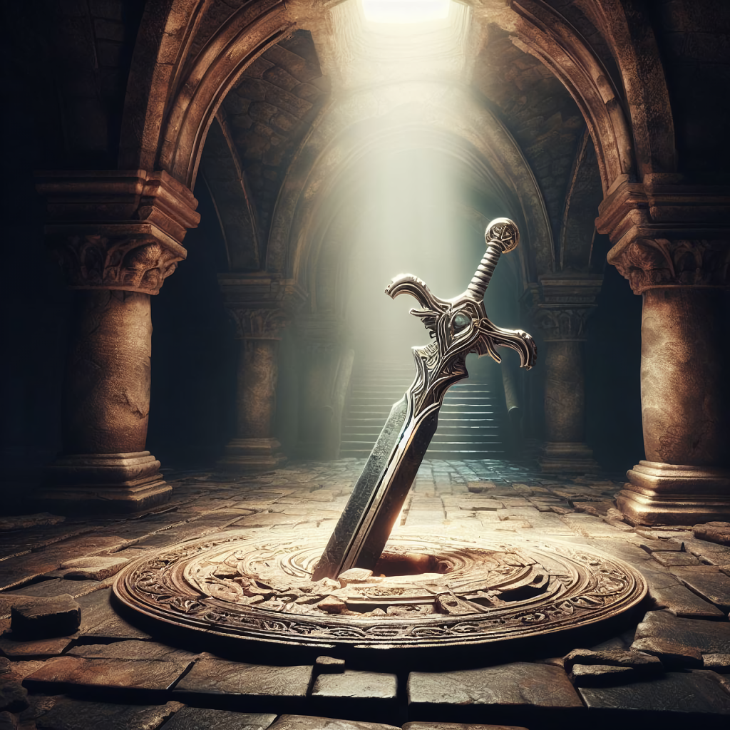 전략 게임에서 팀이 전술을 논의하는 장면을 상징적으로 표현한 일러스트